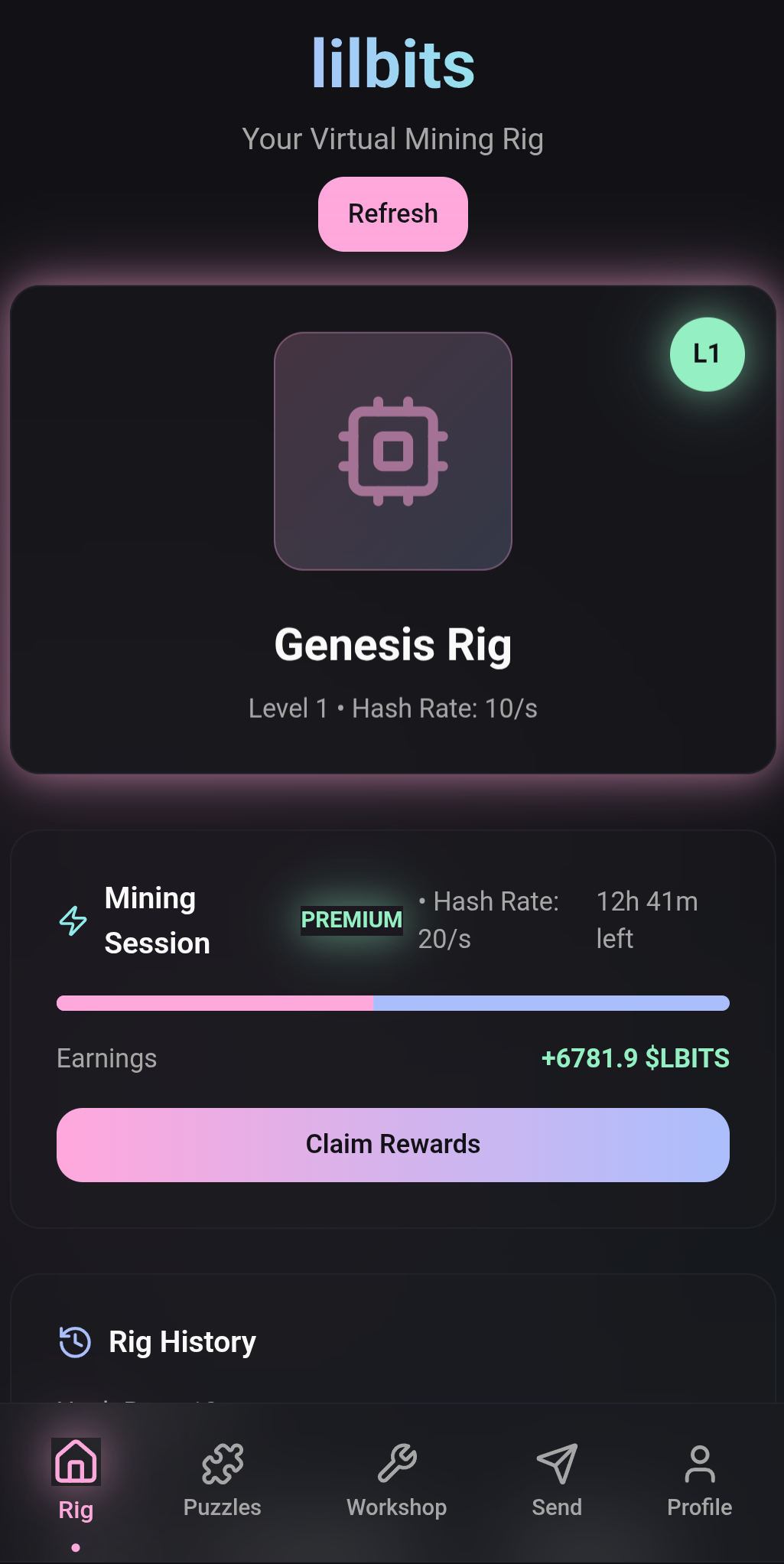 Lil Bits - Farcaster Mini Apps screenshot